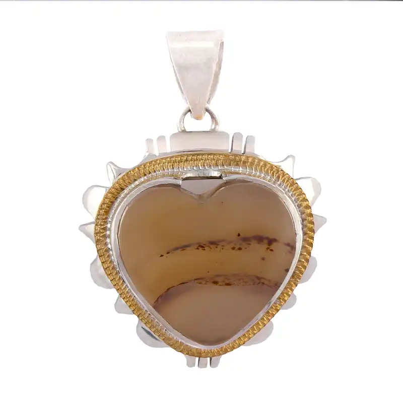 گردنبند نقره زنانه مدل عقیق کد SP-03