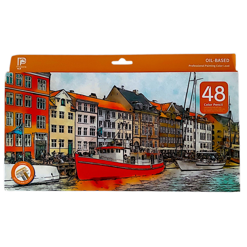 مداد رنگی 48 رنگ پرودون مدل 711