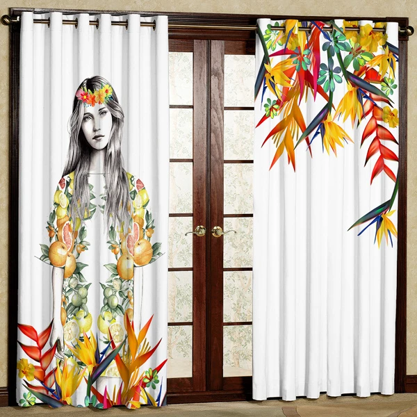 پرده مدل چاپی هازان پانچی کد455سایز 200x140 سانتی متر