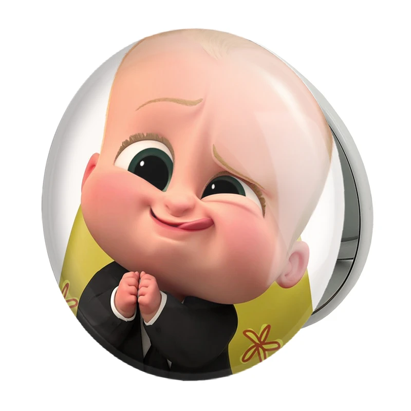 آینه جیبی خندالو طرح انیمیشن بچه رئیس The Boss Baby مدل تاشو کد 1370 