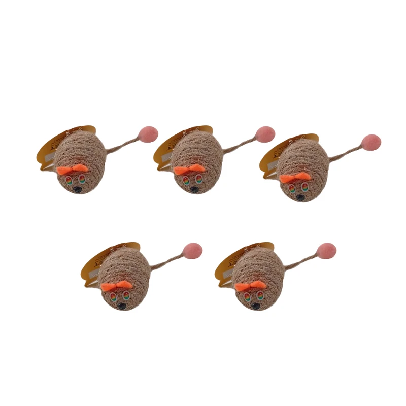 اسباب بازی گربه مدل موش کنفی مینی بسته 5 عددی