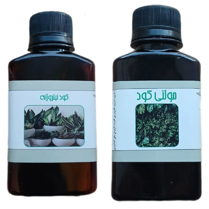 کود مایع نیتروژنه و مولتی کود مدل life - D حجم 110 میلی لیتر بسته 2 عددی