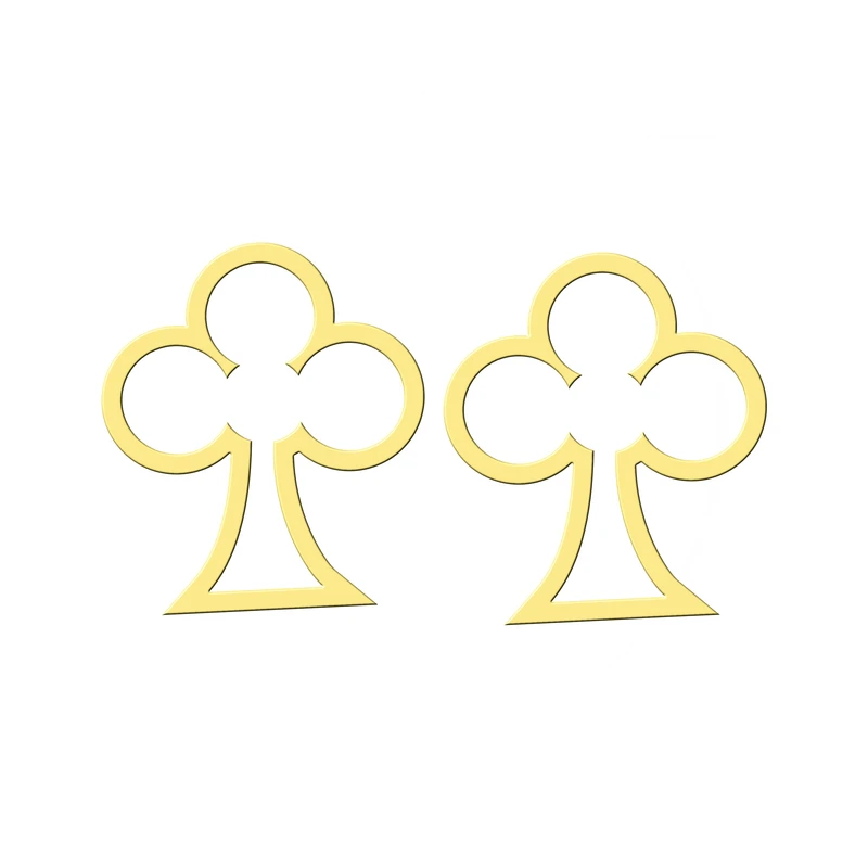 گوشواره طلا 18 عیار زنانه کرابو طرح درخت مدل Kr5215