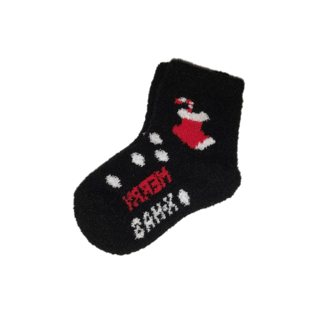 جوراب بچگانه مدل کریسمسی  بوکله کوکو کد coco70