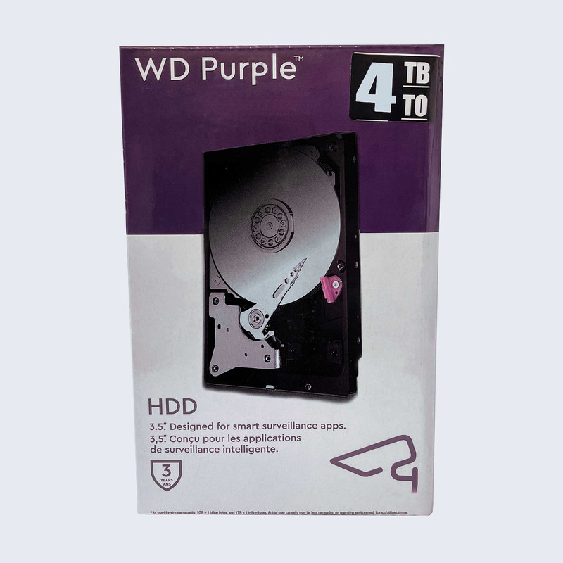 هارد دیسک اینترنال وسترن دیجیتال مدل WD04PURX ظرفیت 4 ترابایت