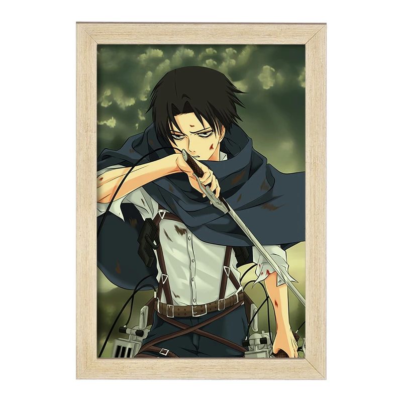 تابلو خندالو مدل لیوای آکرمن انیمه اتک آن تایتان Attack on Titan  کد 11025