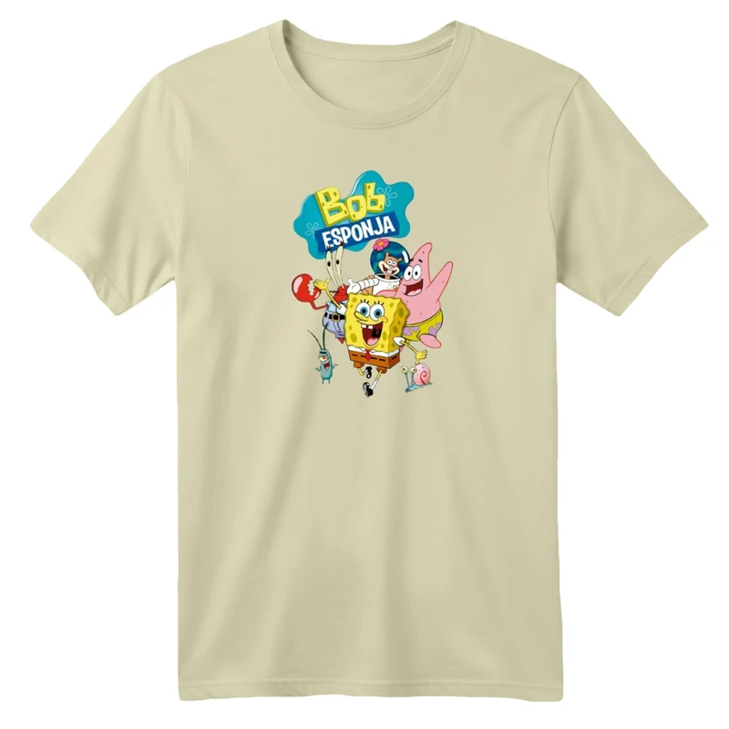 تی شرت آستین کوتاه بچگانه مدل باب اسفنجی کد 01