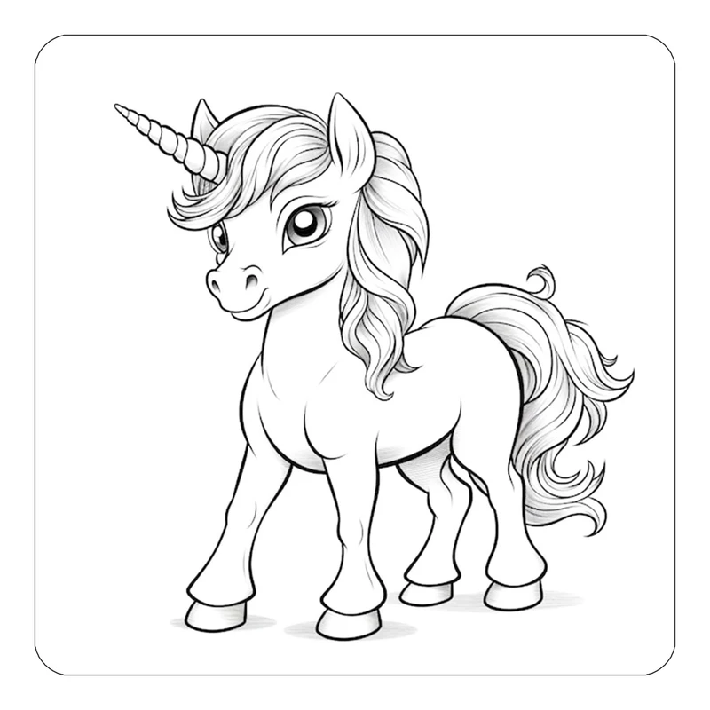 مگنت کاکتی طرح اسب تک شاخ و یونیکورن مدل mp29818