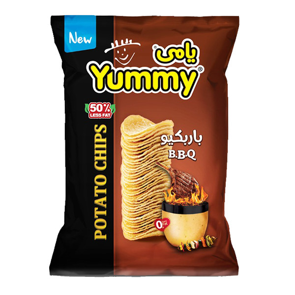 چیپس همسان با طعم باربیکیو یامی -50 گرمی