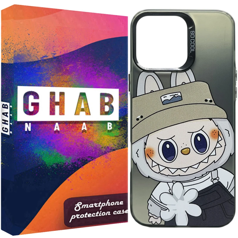 کاور قاب ناب مدل Socool طرح Labubu 03 مناسب برای گوشی موبایل اپل IPhone 13 Pro Max