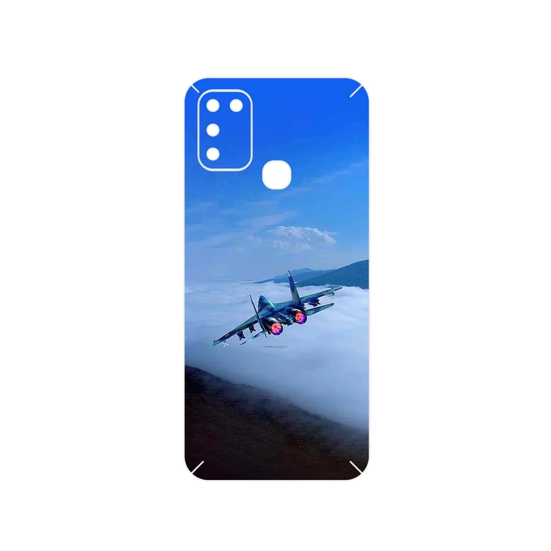 برچسب پوششی ماهوت مدل Fighter plane Su27 مناسب برای گوشی موبایل اینفینیکس Hot 11 Play
