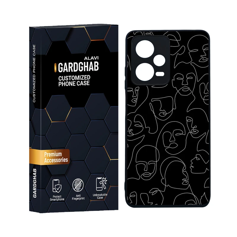 کاور گارد قاب علوی مدل دورژله ای ساده و مینیمال مناسب برای گوشی موبایل شیائومی Redmi Note 12 Pro 5G