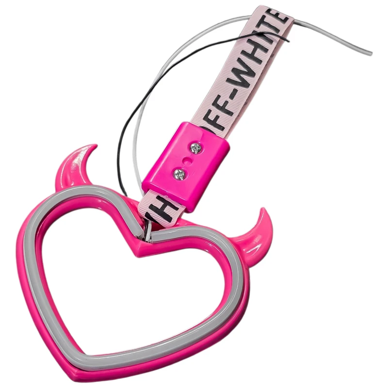 آویز تزئینی خودرو فورس مدل سوریکاوا چراغ دار کد PNK.WHT