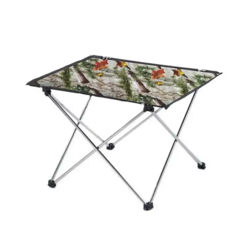 میز و صندلی سفری مدل 7 فنر طرح منظره بسته سه عددی