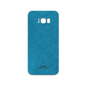 MAHOOT Blue-Leather Cover Sticker for Samsung Galaxy S8 Plus