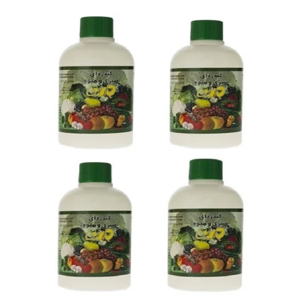 ضدعفونی کننده میوه و سبزیجات من مدل 52 حجم 500 میلی لیتر بسته 4 عددی