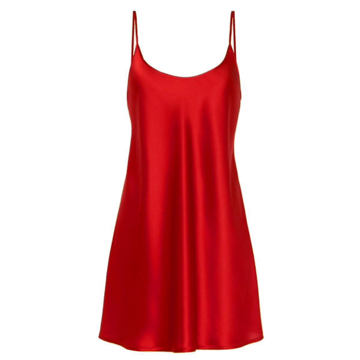 لباس خواب زنانه مدل ابریشم رنگ قرمز
