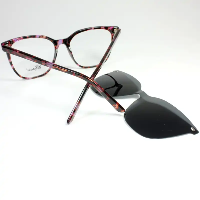 فریم عینک طبی مدل 5502 به همراه کاور آفتابی