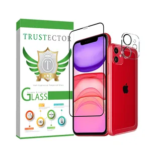 Trustector MFUL3DTR Screen Protector With Camera Lens Protector For Apple iPhone 11