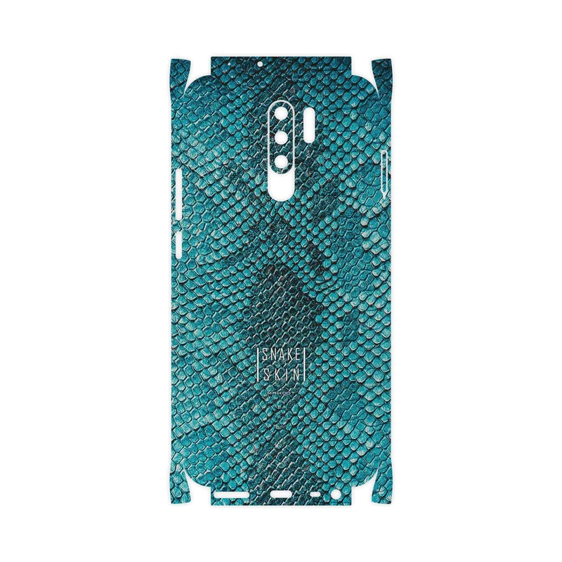 برچسب پوششی ماهوت مدل Blue Snake Skin-FullSkin مناسب برای گوشی موبایل شیائومی Redmi 9
