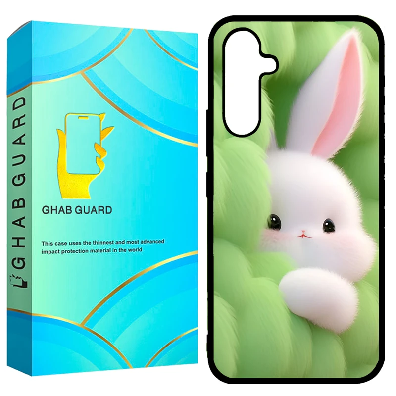 کاور قاب گارد طرح خرگوش مدل GCHPA54 مناسب برای گوشی موبایل سامسونگ Galaxy A54 5G