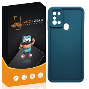 کاور عمو قاب مدل سیلیکونی سولید مناسب برای گوشی موبایل سامسونگ Galaxy A21s