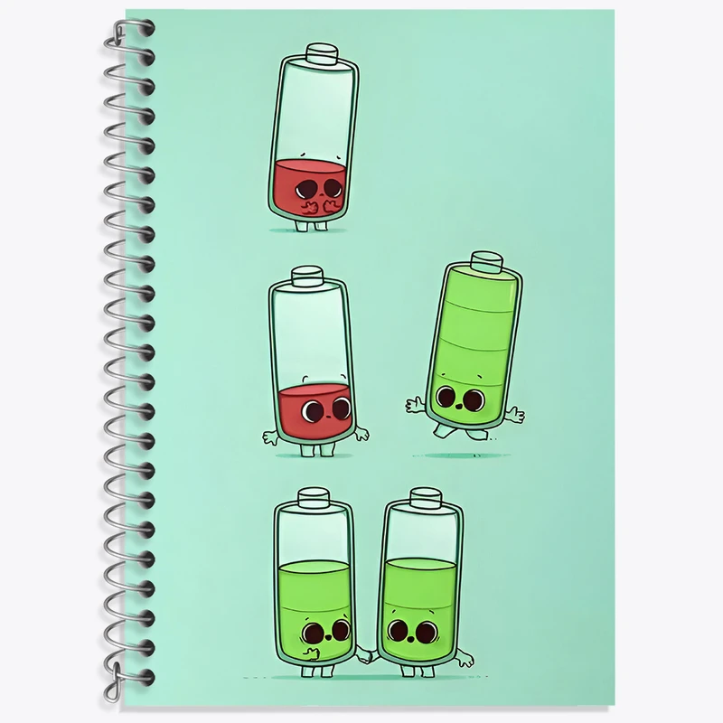 دفتر نت موسیقی 50 برگ خندالو طرح عاشقانه کد N4354