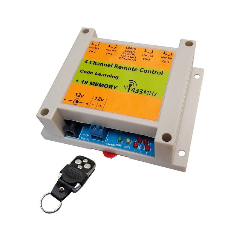  ریموت کنترل چهار کانال مدل 433