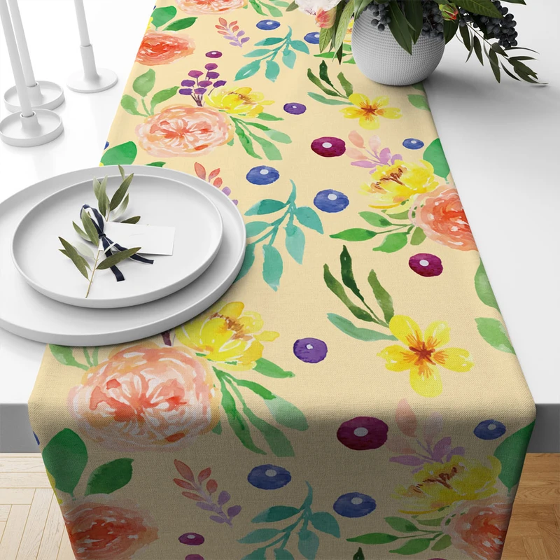 رانر طرح گلهای خورشیدی کد F2RU1054