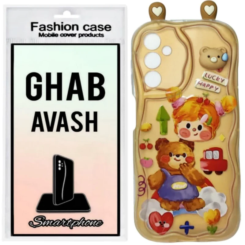 کاور قاب آوش طرح عروسکی گوشدار مدل 06A مناسب برای گوشی موبایل سامسونگ GALAXY A05s