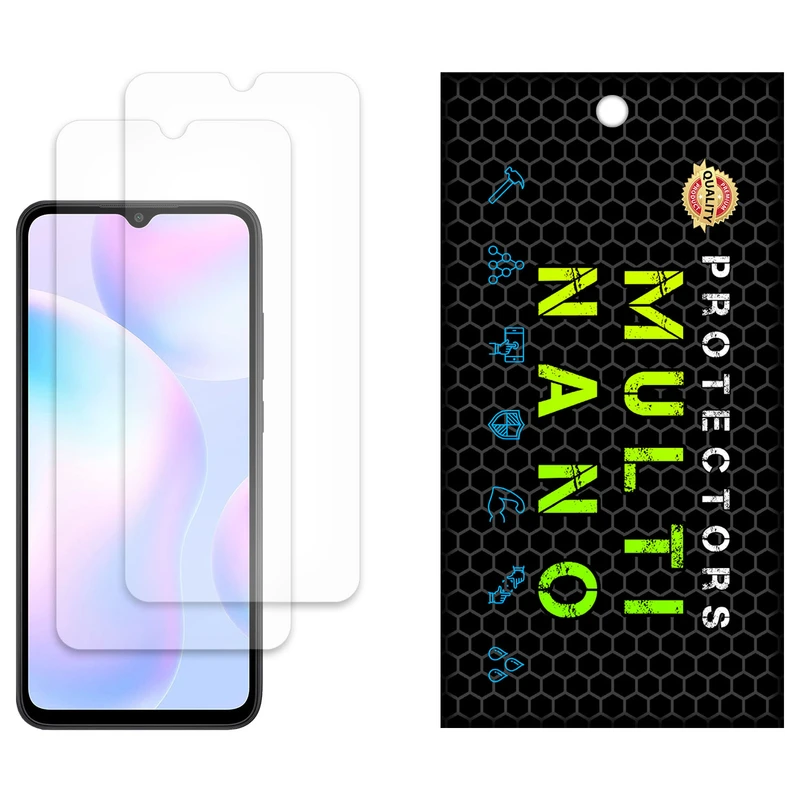 محافظ صفحه نمایش مات مولتی نانو مدل X-S2M مناسب برای گوشی موبایل شیائومی Redmi 9AT بسته دو عددی