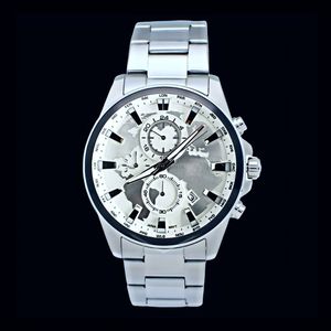 ساعت مچی عقربه‌ای کوارتز مردانه مدل سه موتور فعال کورنوگراف جهان نما کد 101