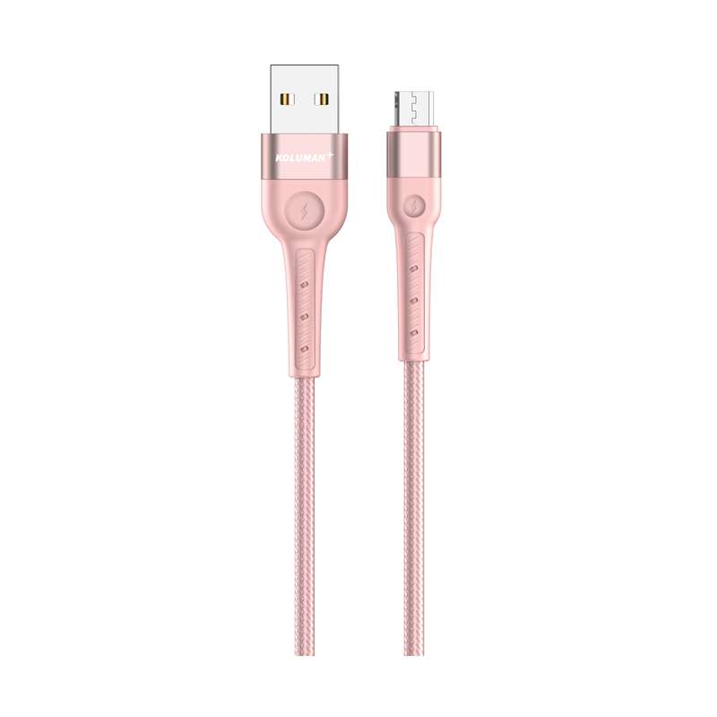 کابل تبدیل USB به MicroUSB کلومن پلاس مدل K6+ single طول 2 متر
