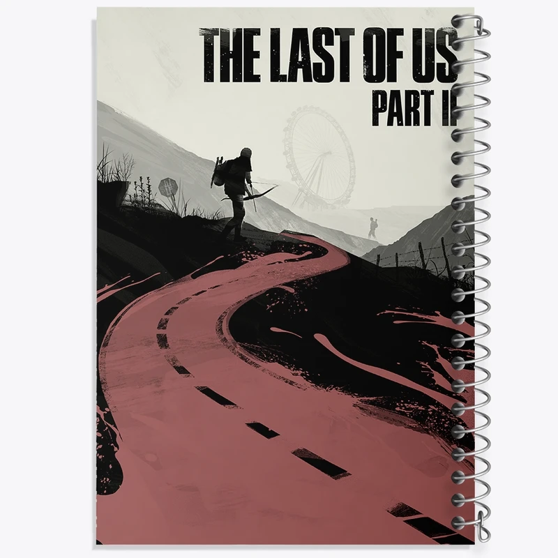 دفتر ژورنال نویسی 50 برگ خندالو مدل نقطه ای طرح لست آف آس (The Last Of Us) کد F1595