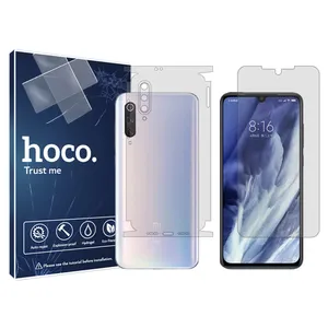 Hoco HyGEL model transparent screen protector suitable for Xiaomi Mi 9 Pro mobile phone along with the back protector