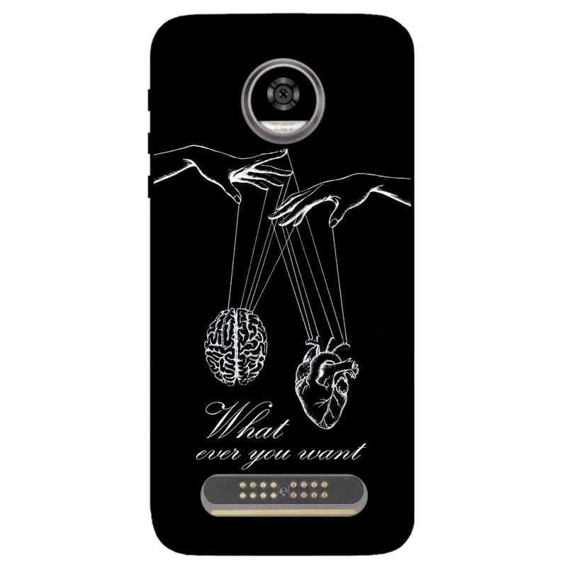 کاور مگافون طرح فکر و احساس مدل 1899 مناسب برای گوشی موبایل موتورولا Moto Z2 Play