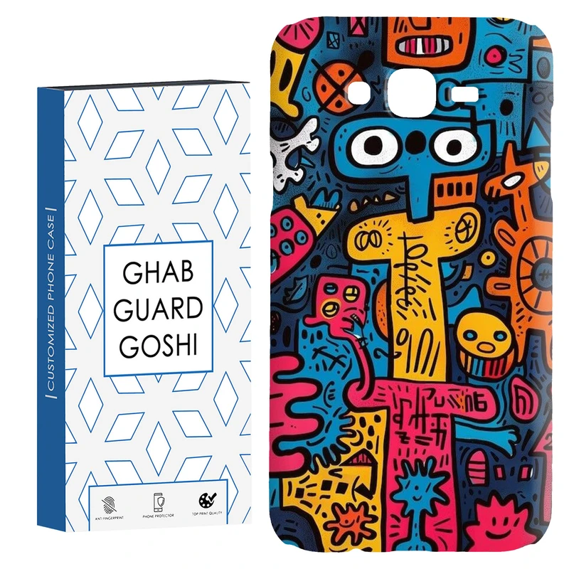 کاور قاب گارد گوشی طرح فانتزی کد Dimo-173 مناسب برای گوشی موبایل سامسونگ Galaxy J7 2015 / J7 core / J700