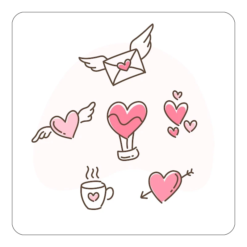 مگنت کاکتی طرح عاشقانه مدل mp40421