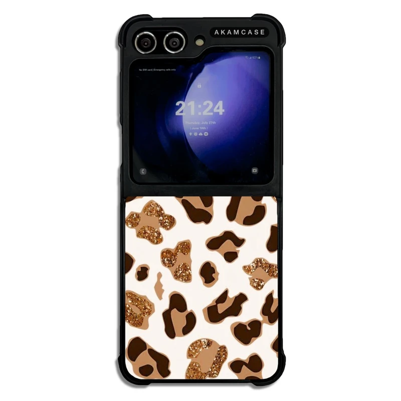 کاور آکام مدل AMCWSGZFLIP5-PANTHER PATTERN2 مناسب برای گوشی موبایل سامسونگ Galaxy Z Flip 5