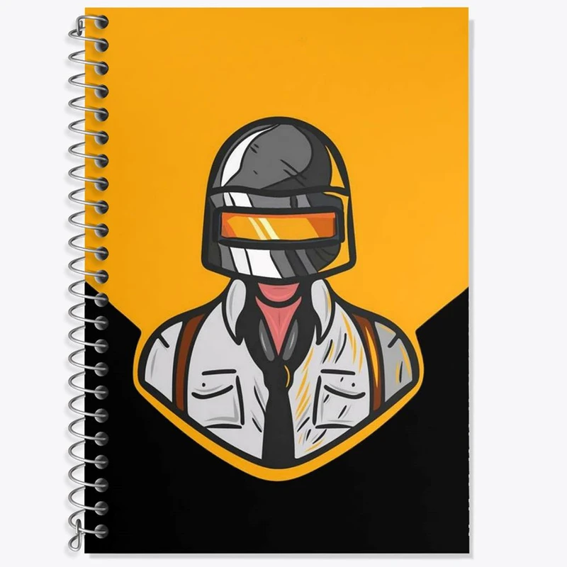دفتر لغت 50 برگ خندالو مدل بازی پابجی PUBG کد 3791