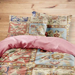 سرویس روتختی مدوپد طرح فرش ساروق مدل C-Sarough03 یک نفره 4 تکه