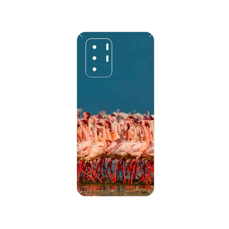برچسب پوششی ماهوت مدل Flamingo مناسب برای گوشی موبایل شیائومی Poco X3 GT 5G