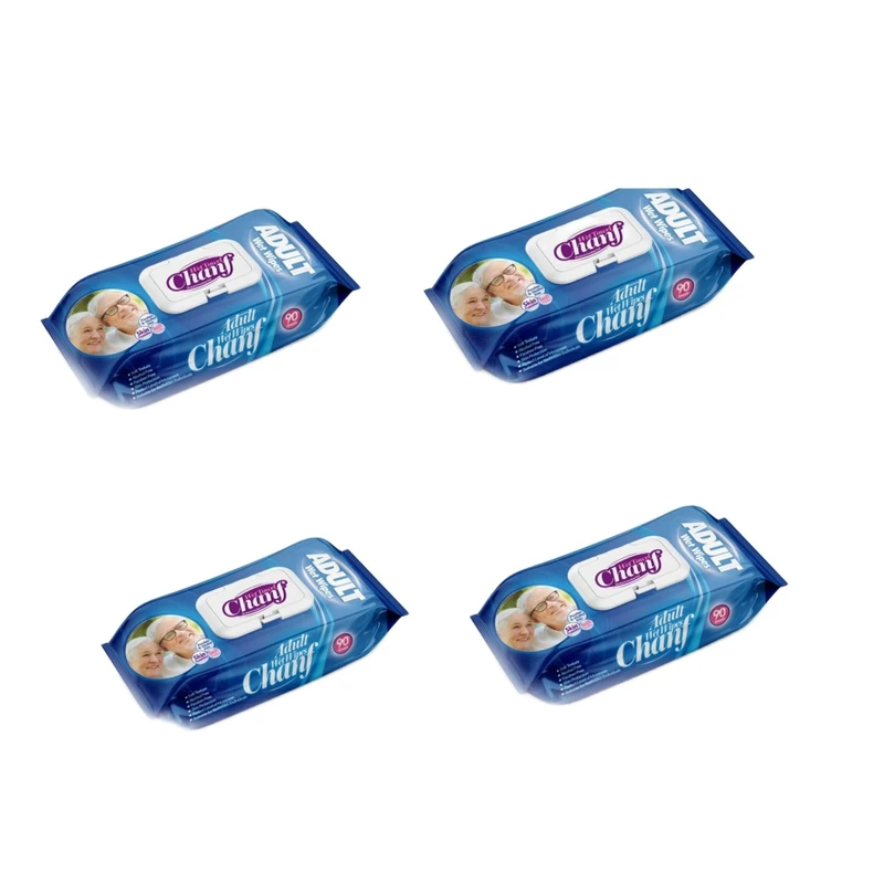 دستمال مرطوب چانف مدل 90 مجموعه 4 عددی