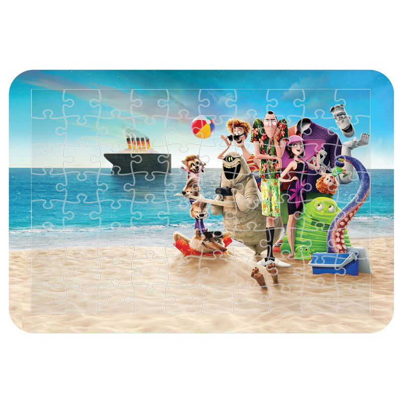 پازل 54 تکه اطلس آبی طرح کارتون هتل ترانسیلوانیا مدل P1111