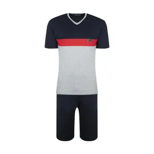 ست تی شرت و شلوارک مردانه ایندور مدل 1101