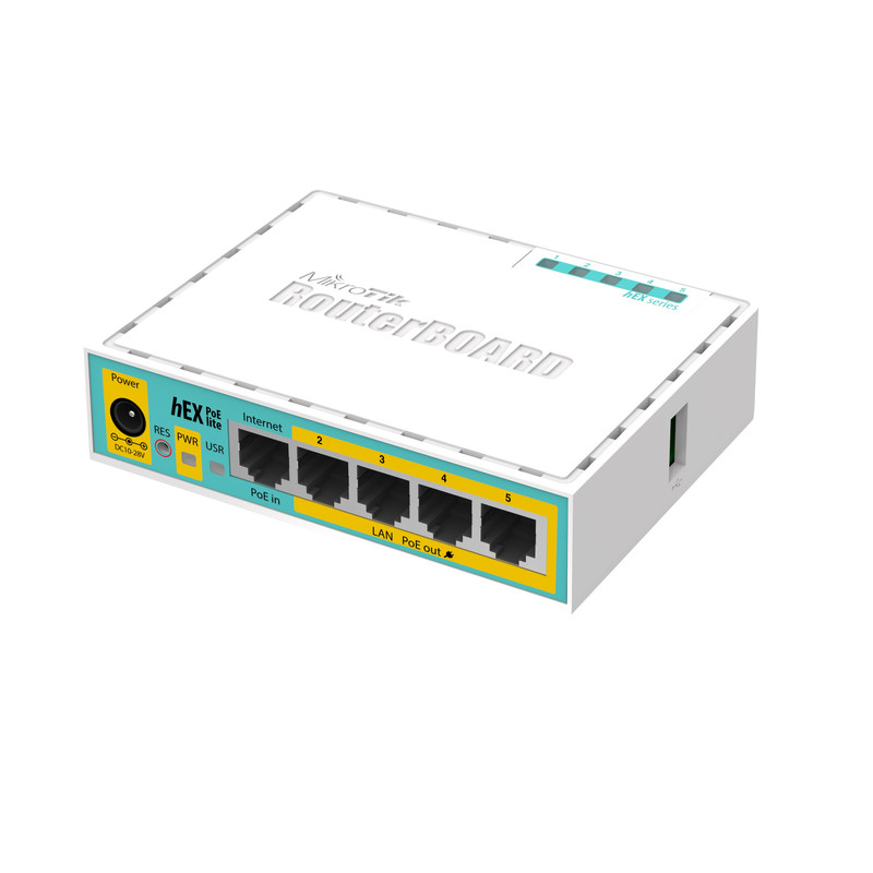 روتر میکروتیک مدل hEX PoE lite