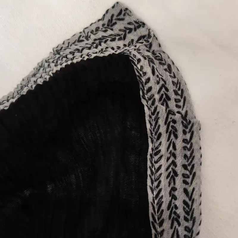 شال زنانه مدل دورگان گندم