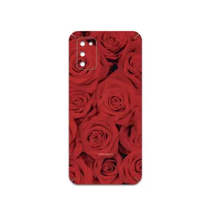 MAHOOT Red-Flower Cover Sticker for Samsung Galaxy M02s