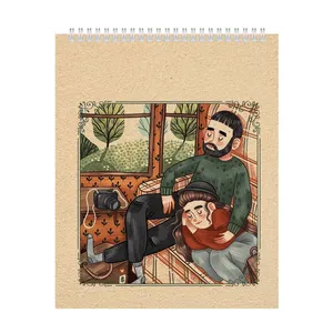 دفتر بولت ژورنال نویسی 60 برگ مدل 106