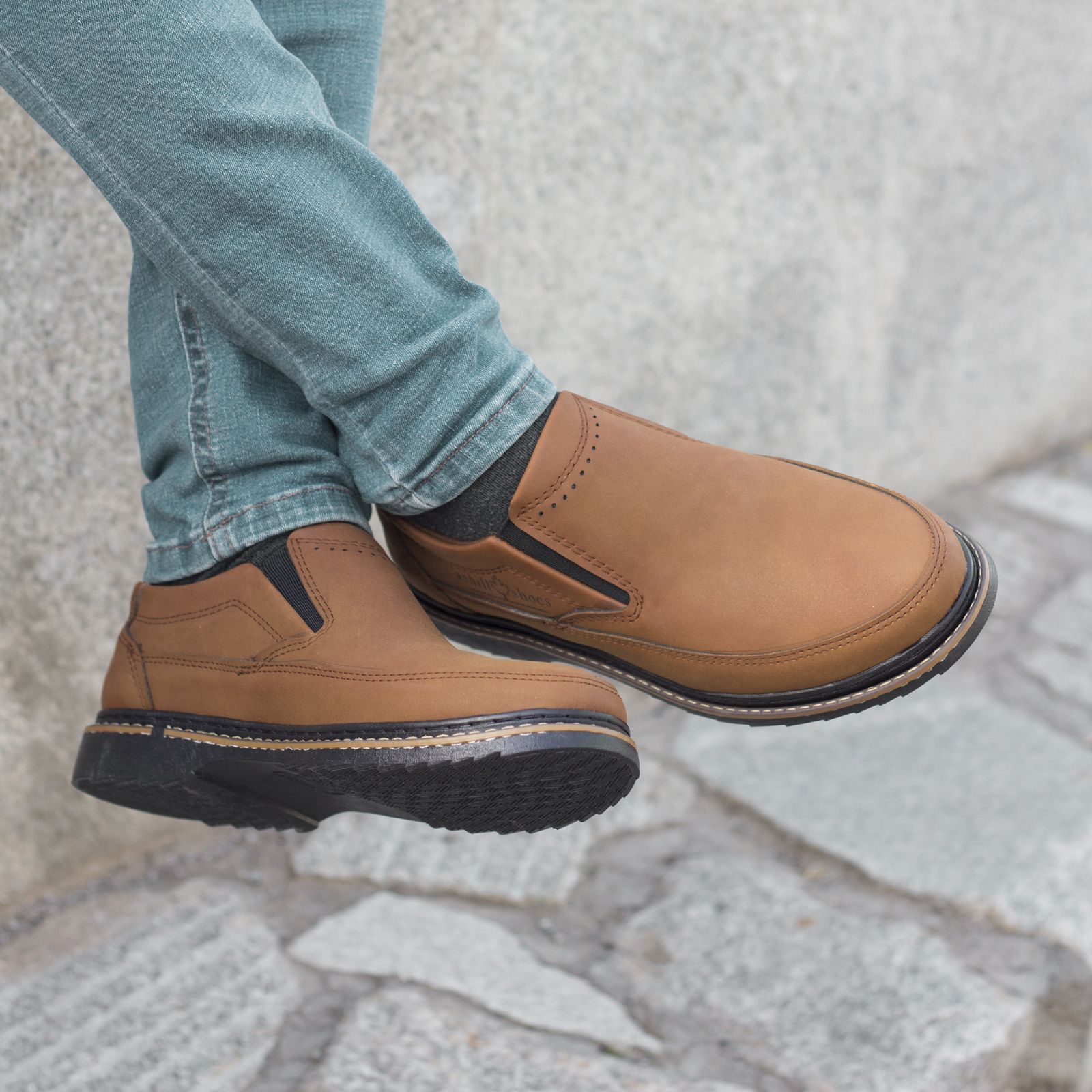 کفش مردانه مدل سورنا رنگ عسلی -  - 4